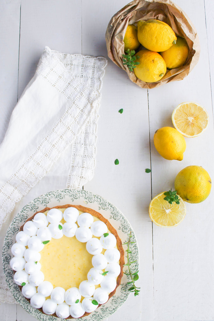 Лимонный пирог с бергамотом