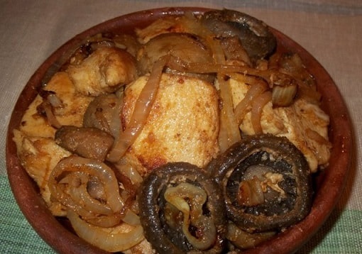 Оджахури - рецепт с курицей и грибами