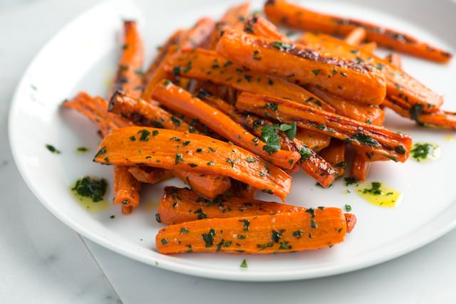 Запеченная морковь с медом
